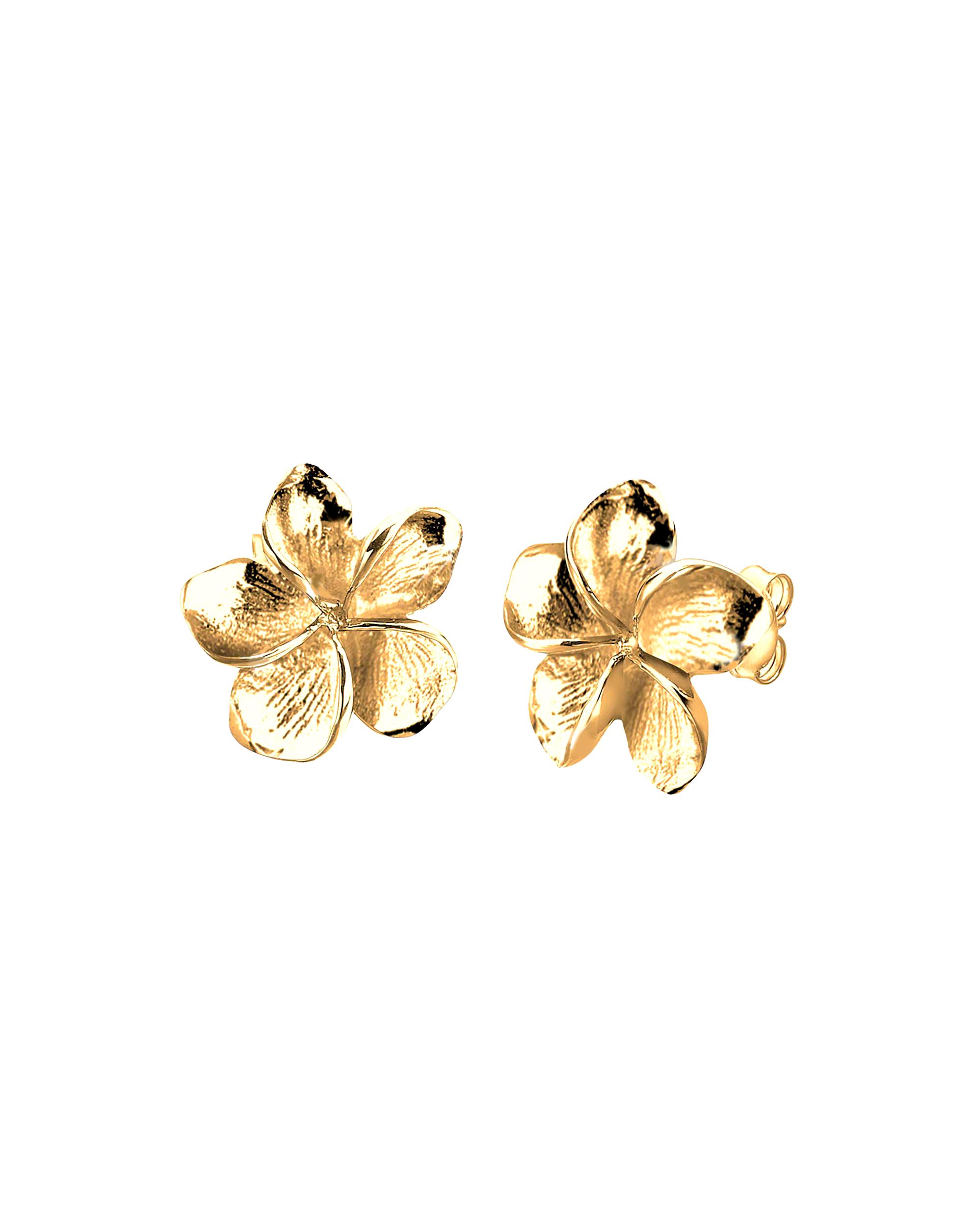 Elli earring frangipani blossom flower blossom 925 silver