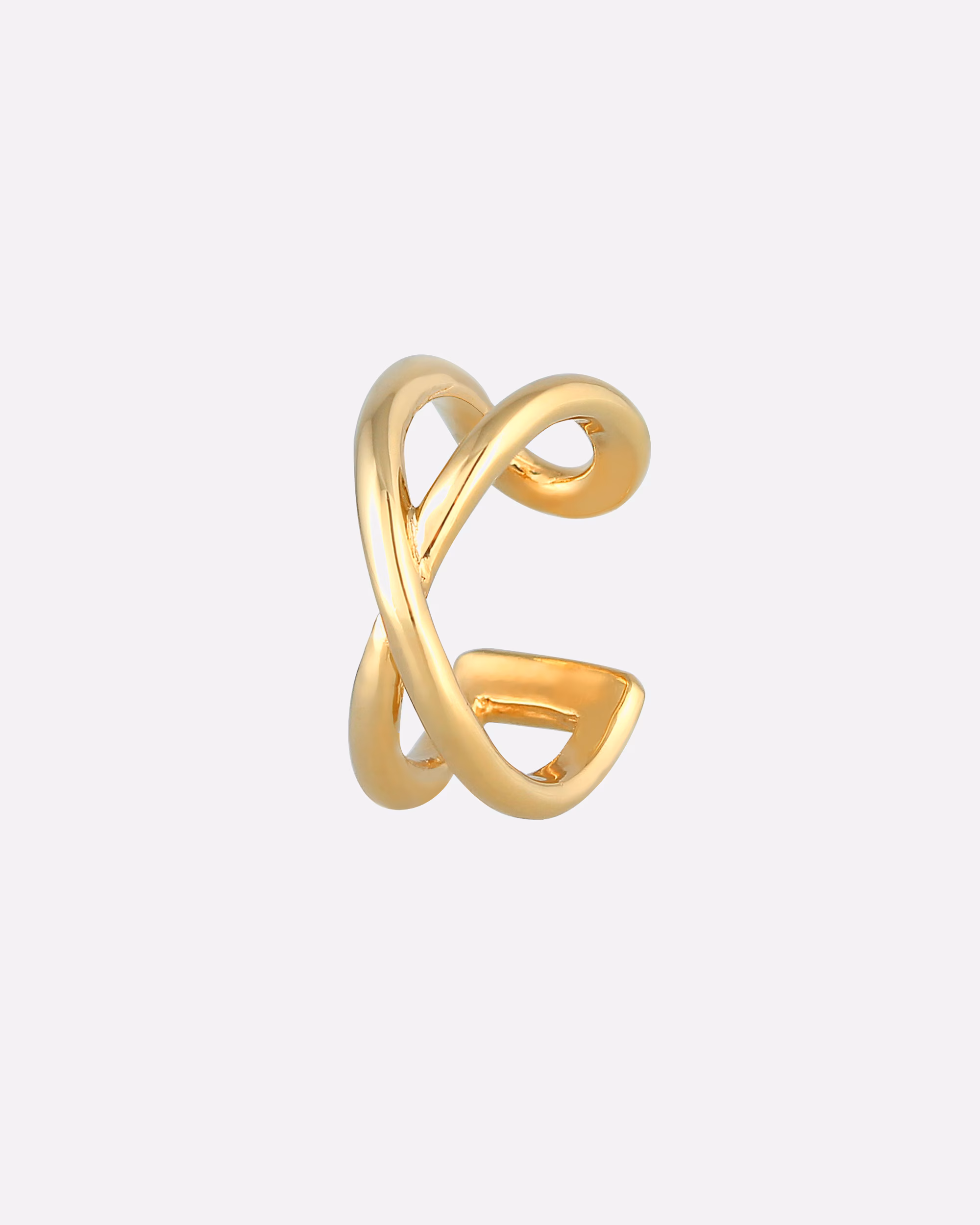 Elli Earring Single Earcuff Ear Cuff X-Design 925 Silver