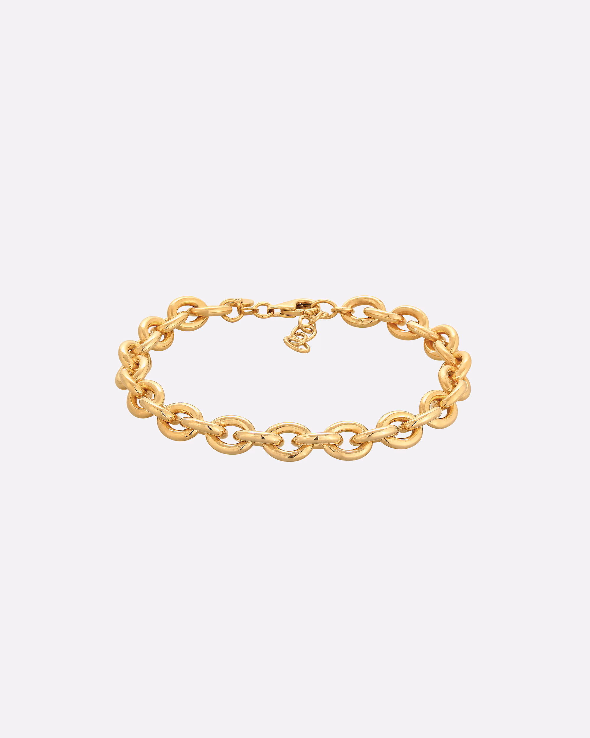 Elli PREMIUM bracelet anchor chain rolo chain unisex 925 rhodium-plated silver