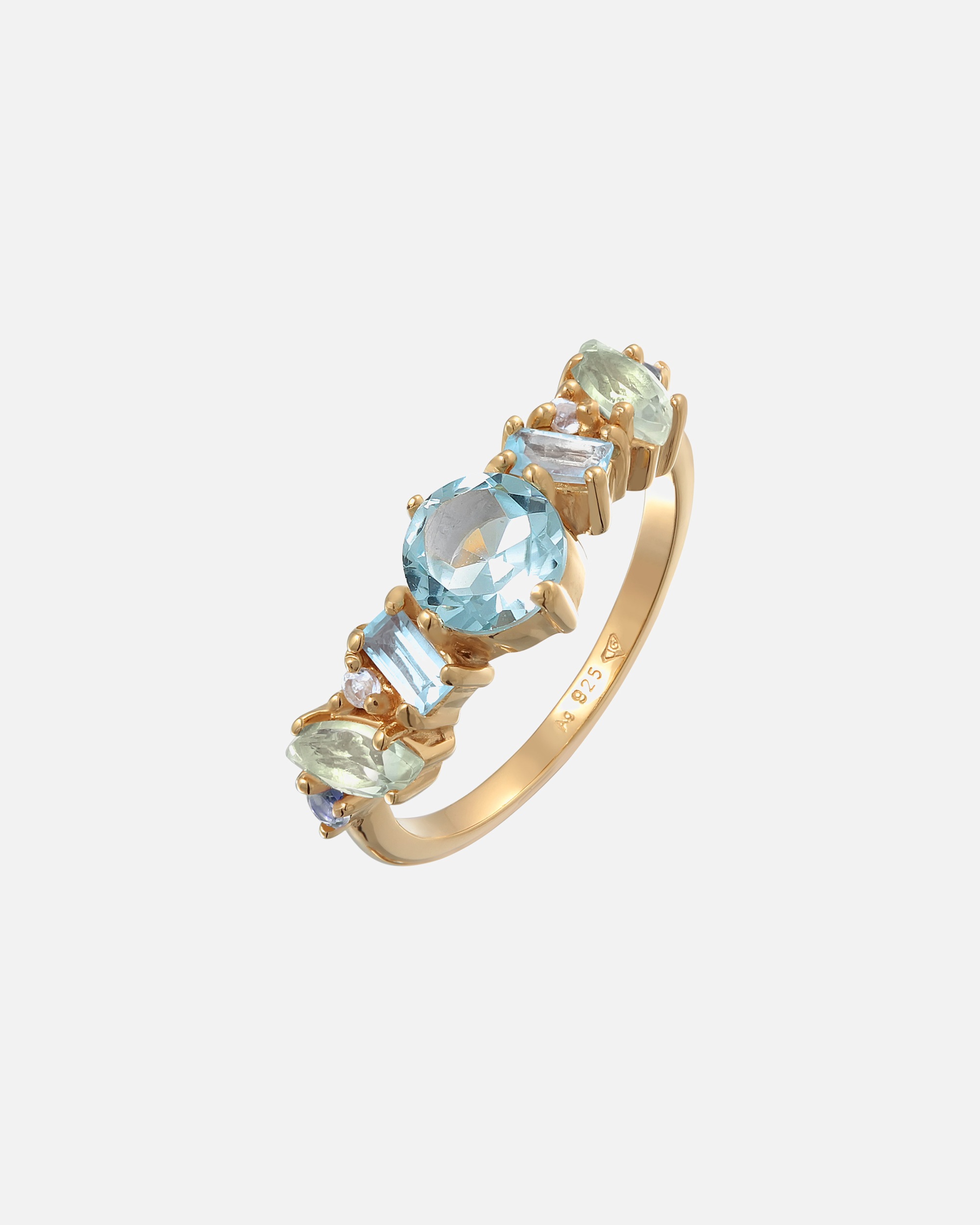 Elli PREMIUM ring topaz moonstone amethyst classic 925 silver