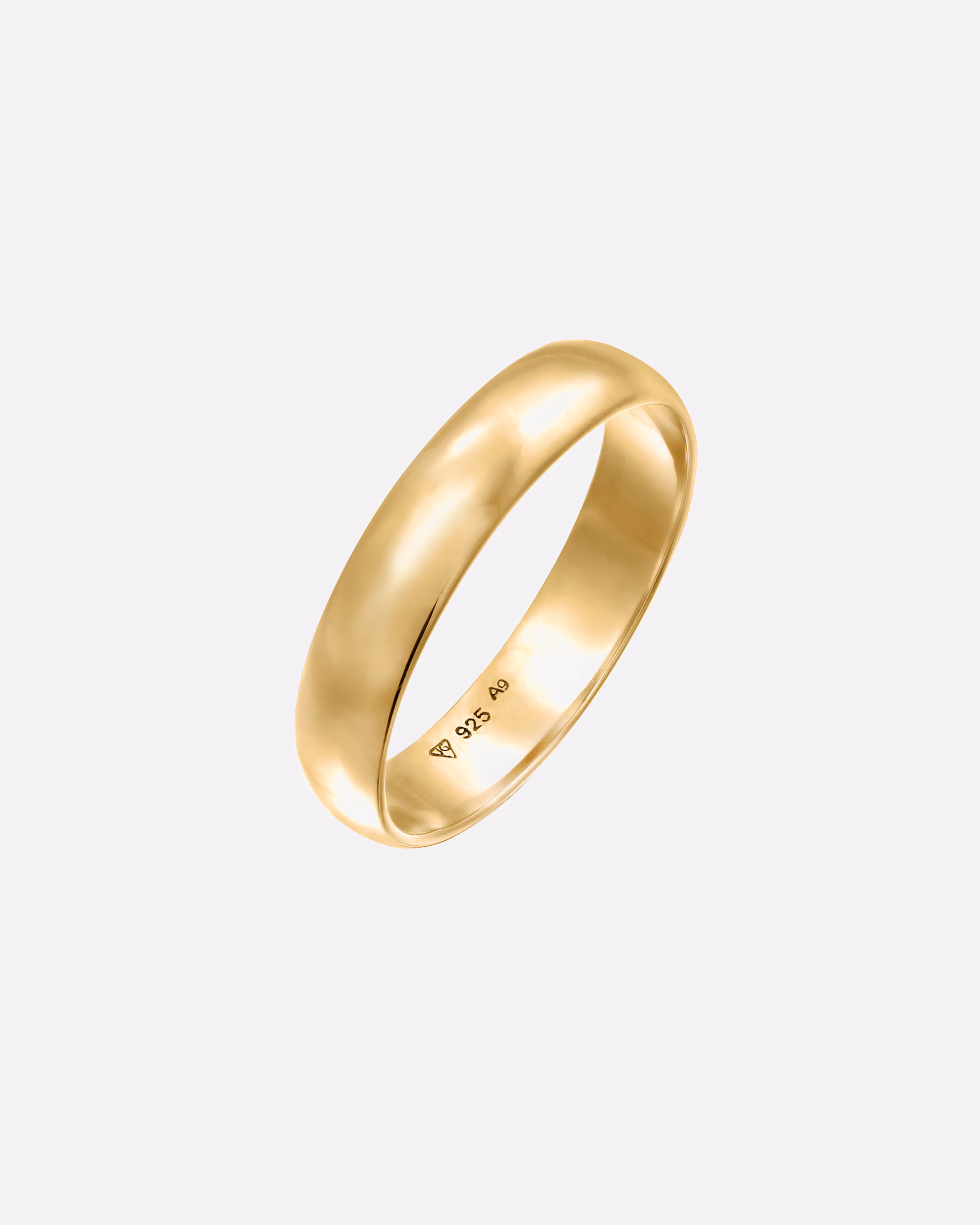 Elli Ring Basic Band Ring Casual Look 925 Sterling Silver