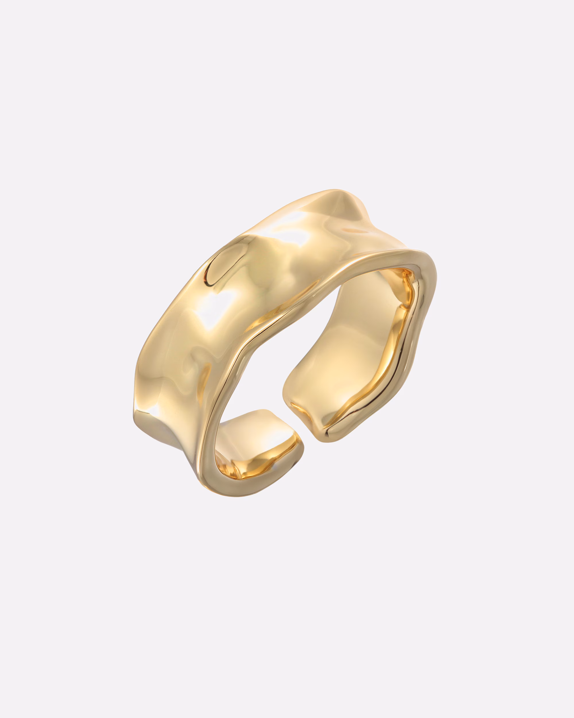 Elli Ring Elli Ring Band Ring Open Structure Color Gold for Women
