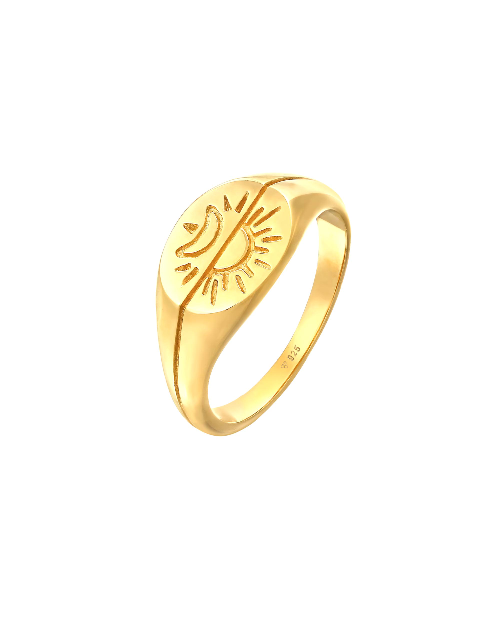 Elli Ring Sun Moon Astro 925 Silver
