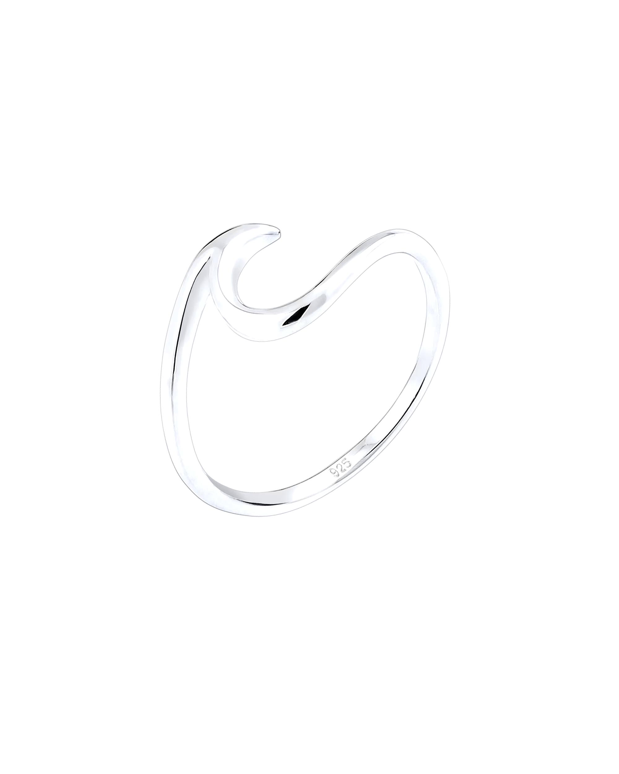 Elli Ring Waves Wave Beach Trend 925 Sterling Silver