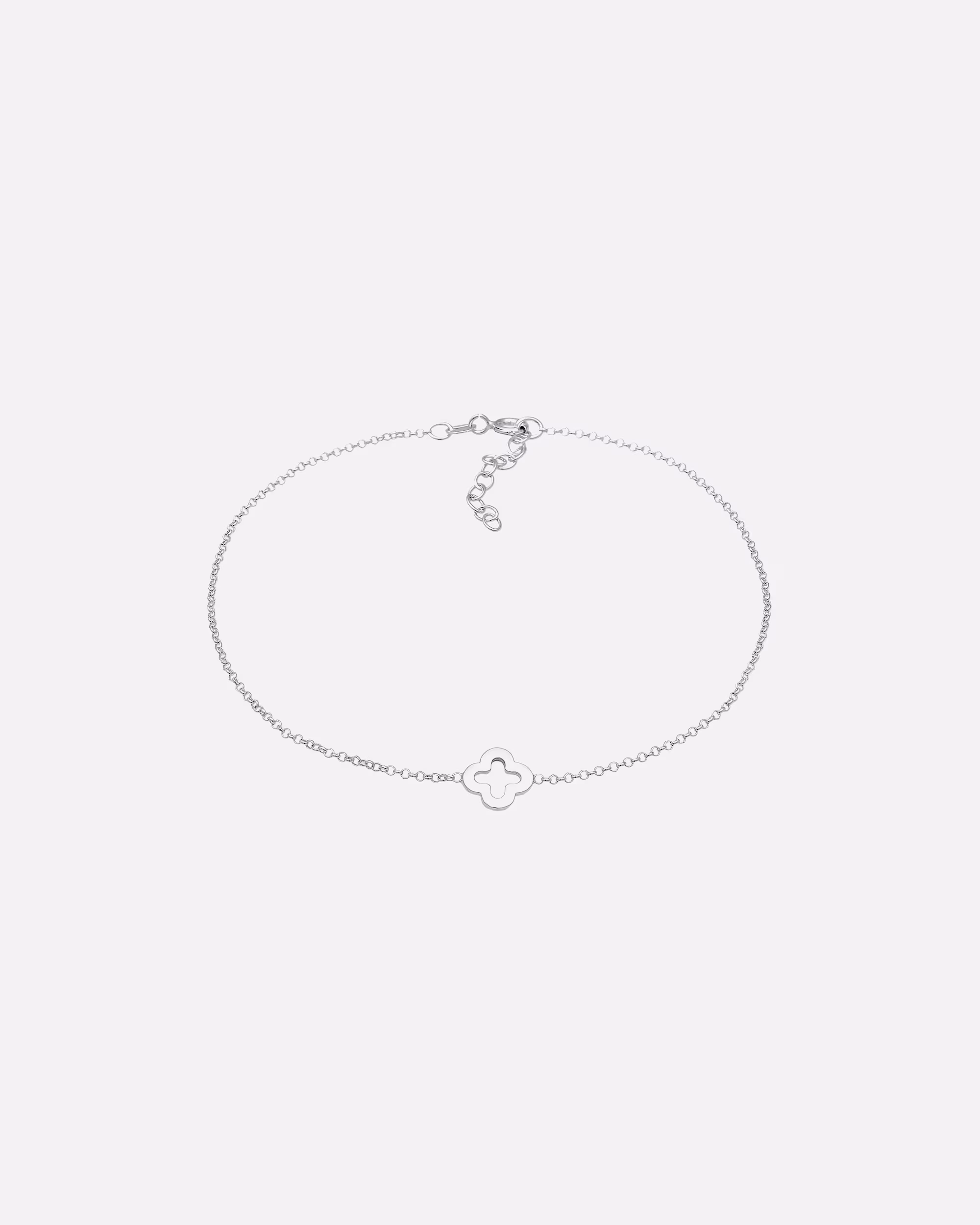 Elli Jewelry Clover Leaf Lucky Symbol Talisman 925 Silver