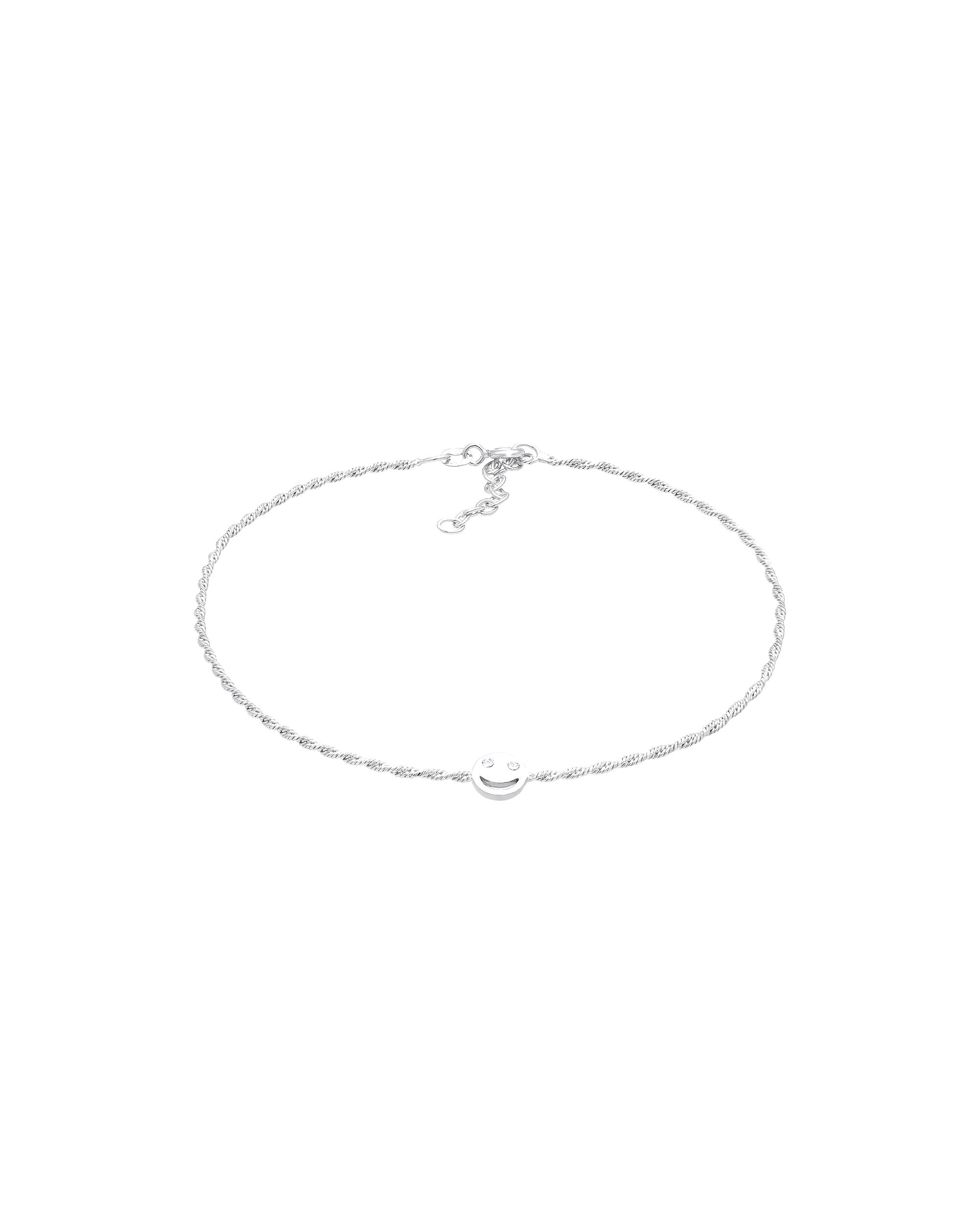 Elli jewelry with Smiling Face crystals 925 silver