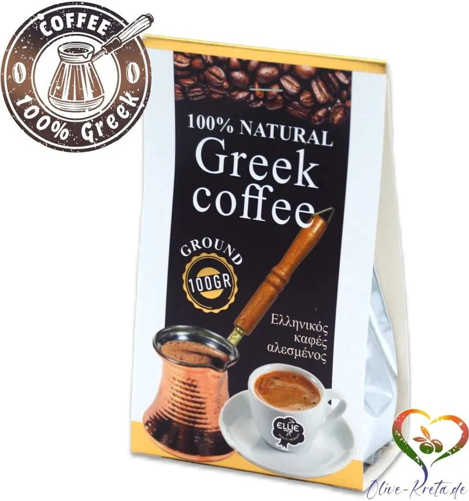 ELLH ELLIE 14044 Greek Coffee / Mocha 100g from Crete, 100% natural 100g