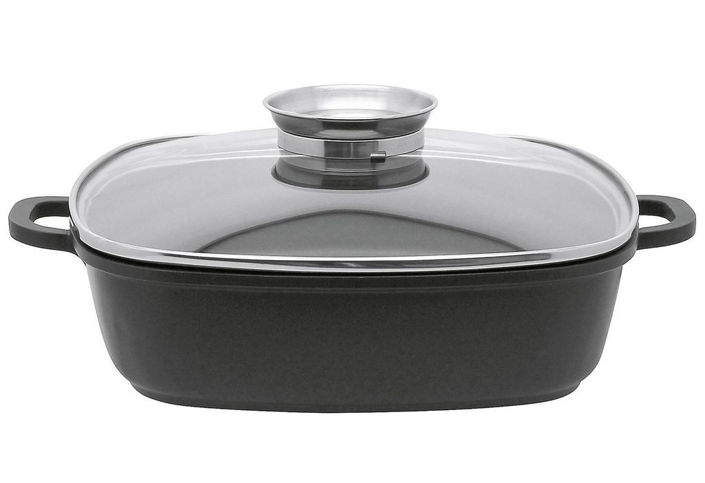 ELO serving pan Alucast 28x28cm cast aluminum