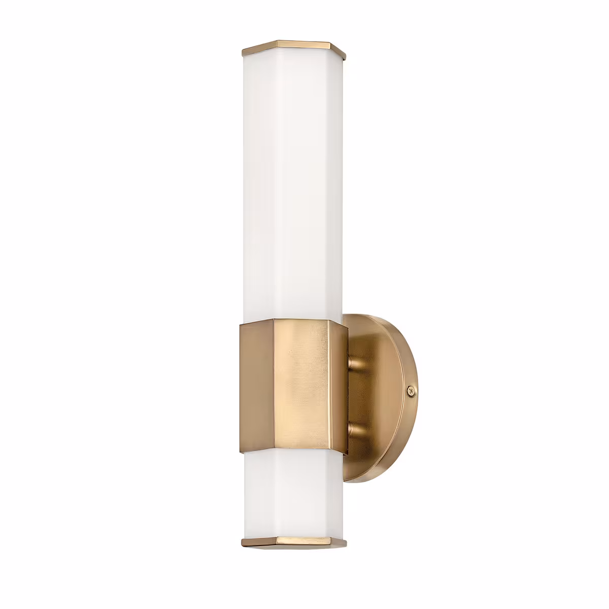 Elstead Lighting Bathroom Wall Light Facet 35.6/12.7/10.5 cm, Brass-colored