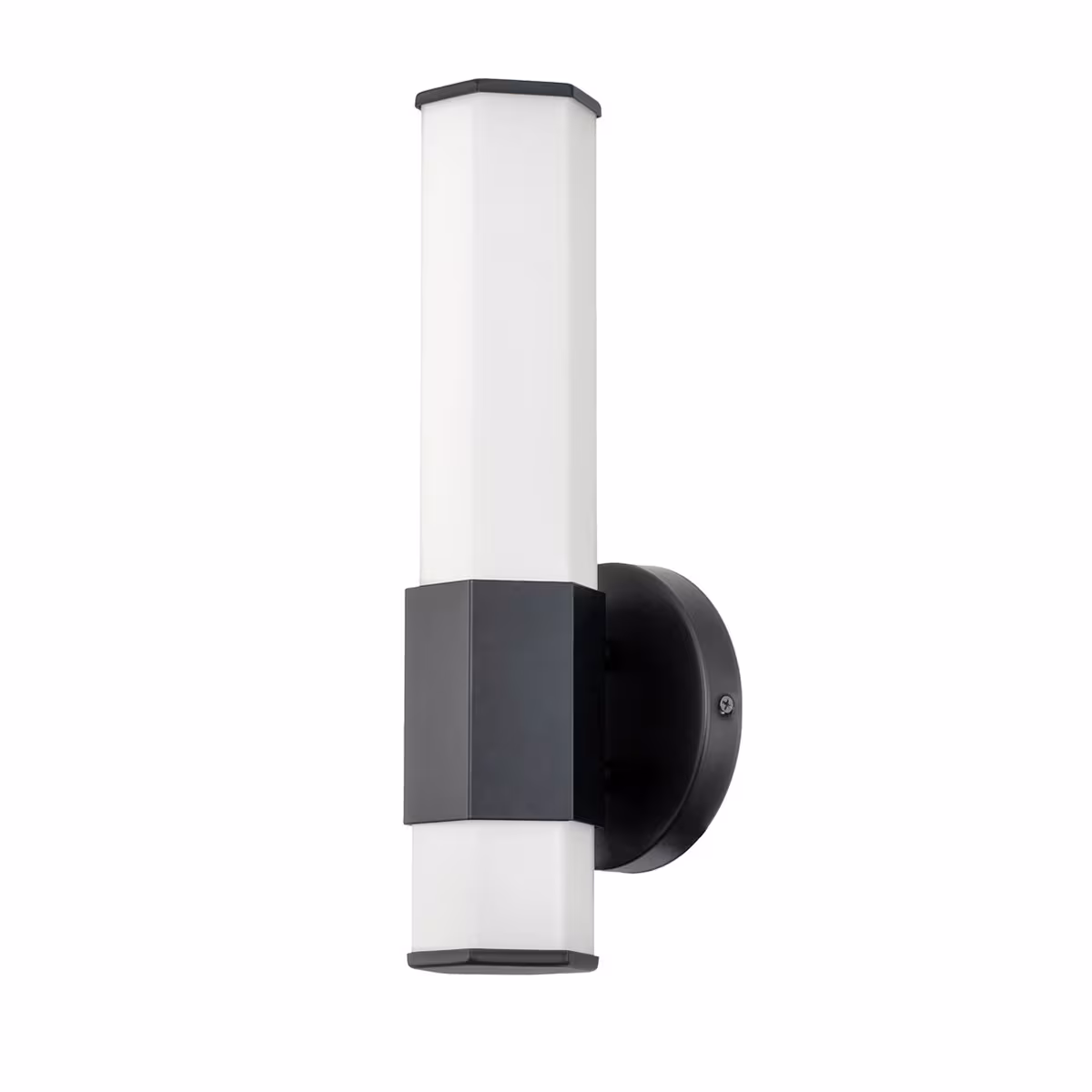 Elstead Lighting Bathroom Wall Light Facet 35.6/12.7/10.5 cm, Black