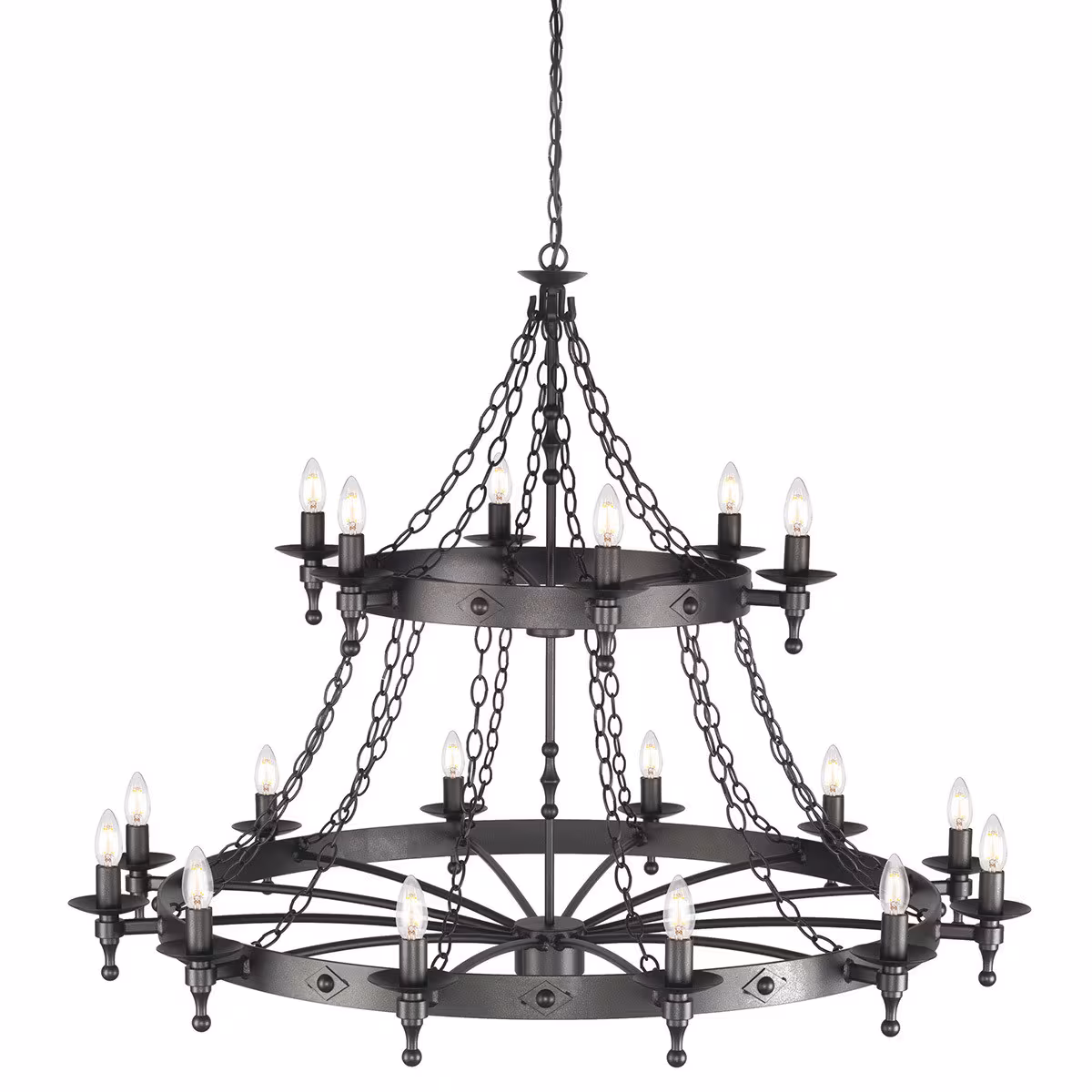 Elstead Lighting Chandelier Graphite 122/104 cm