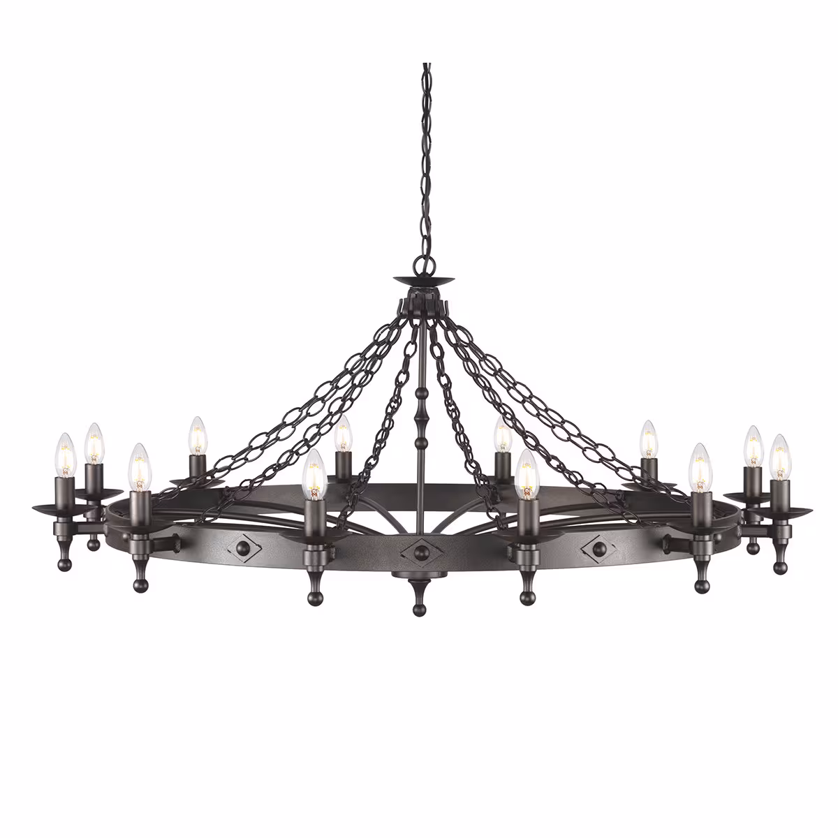 Elstead Lighting Chandelier Graphite 122/73 cm