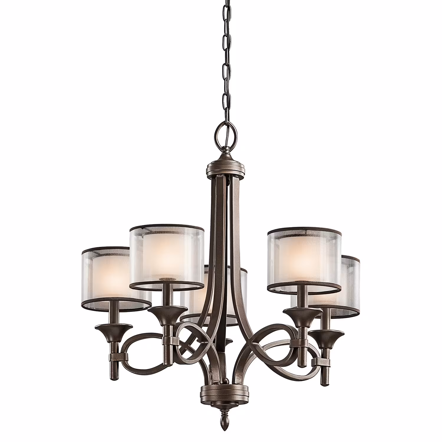 Elstead Lighting CHANDELIER Lacey 63.5/75.6 cm