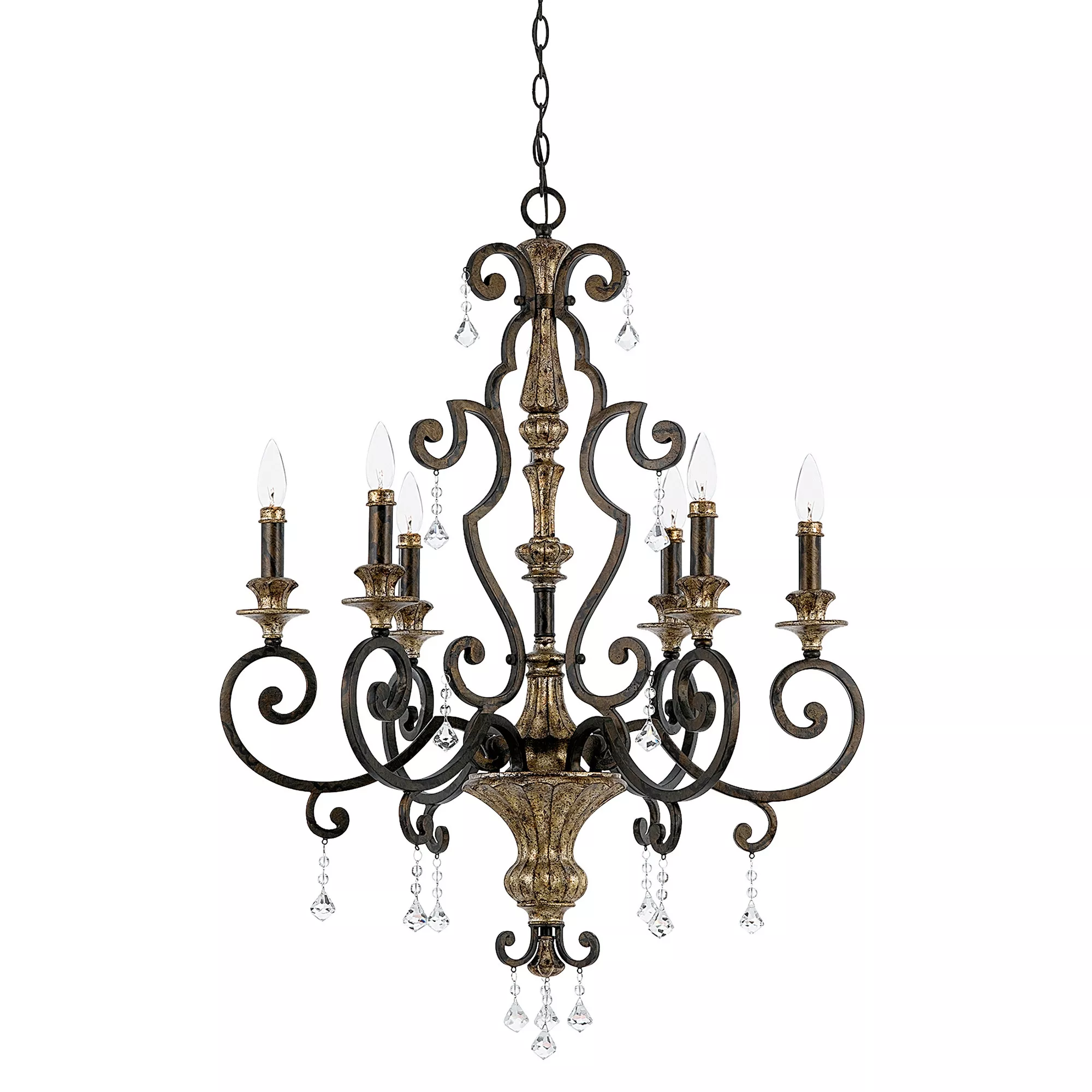Elstead Lighting CHANDELIER Marquette 71.1/105.5 cm