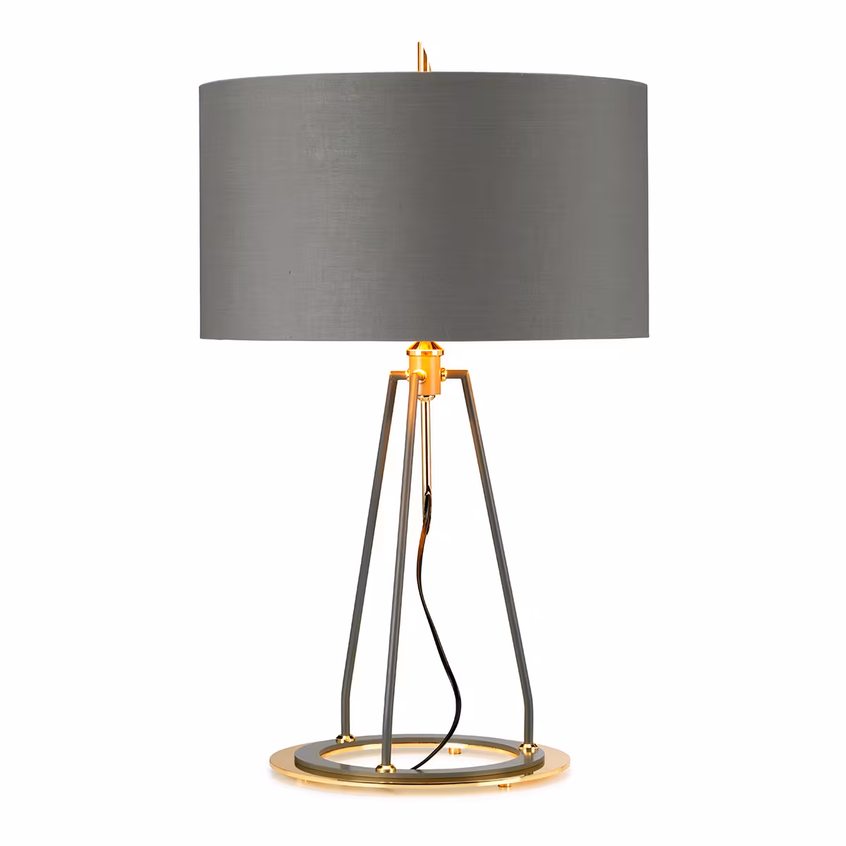 Elstead Lighting Table Lamp Ferrara 45/73.7 cm, Gold, dark gray
