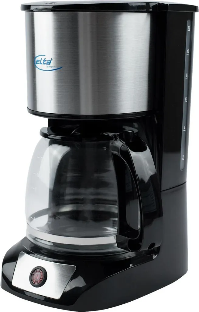 ELTA KME-1000.2 Coffee Machine, 1.5 l, 800 W, Black
