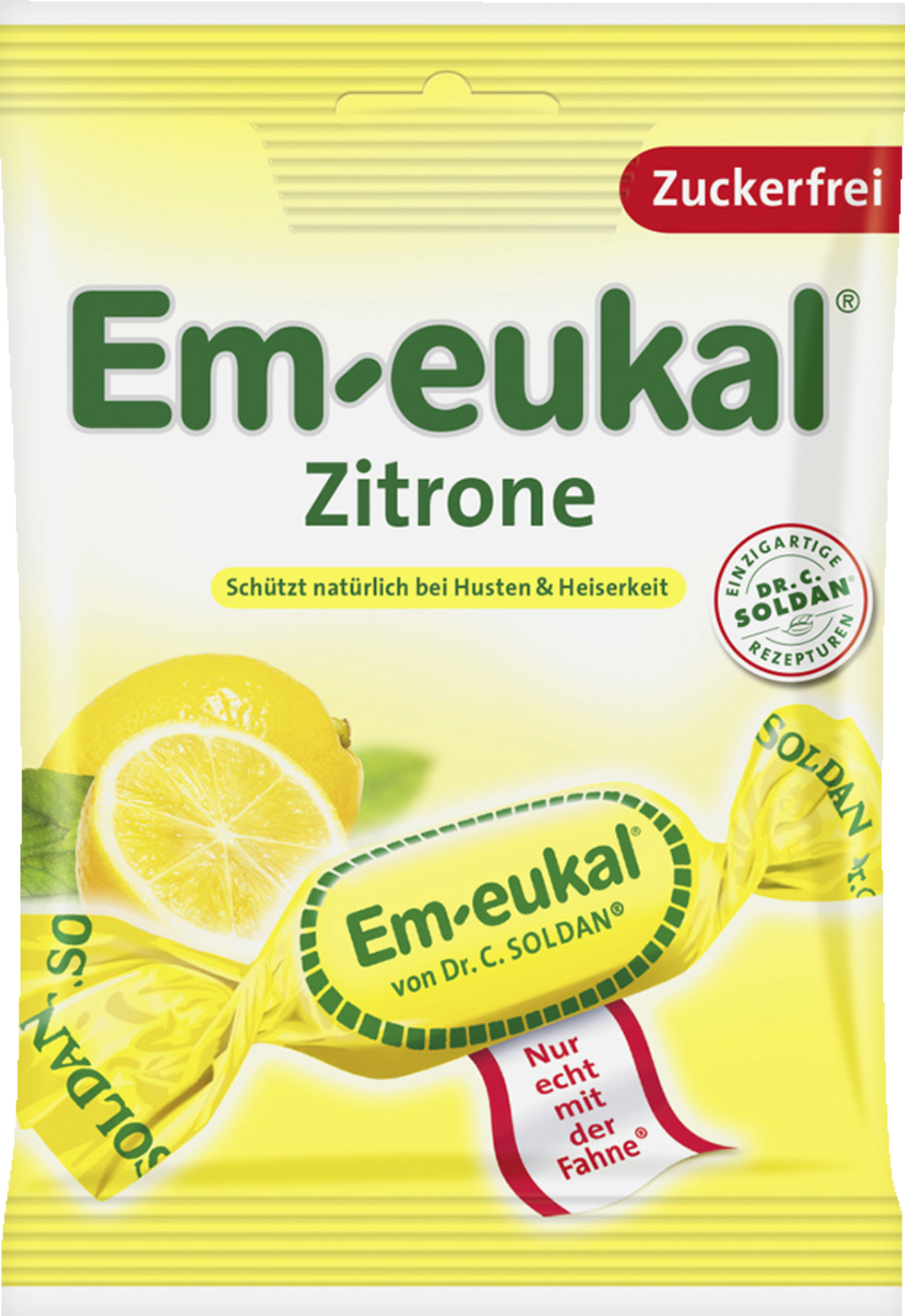 Em-eukal cough drops lemon
