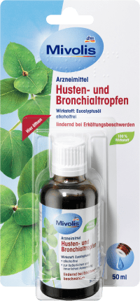 Mivolis Cough and bronchial drops, 50 ml