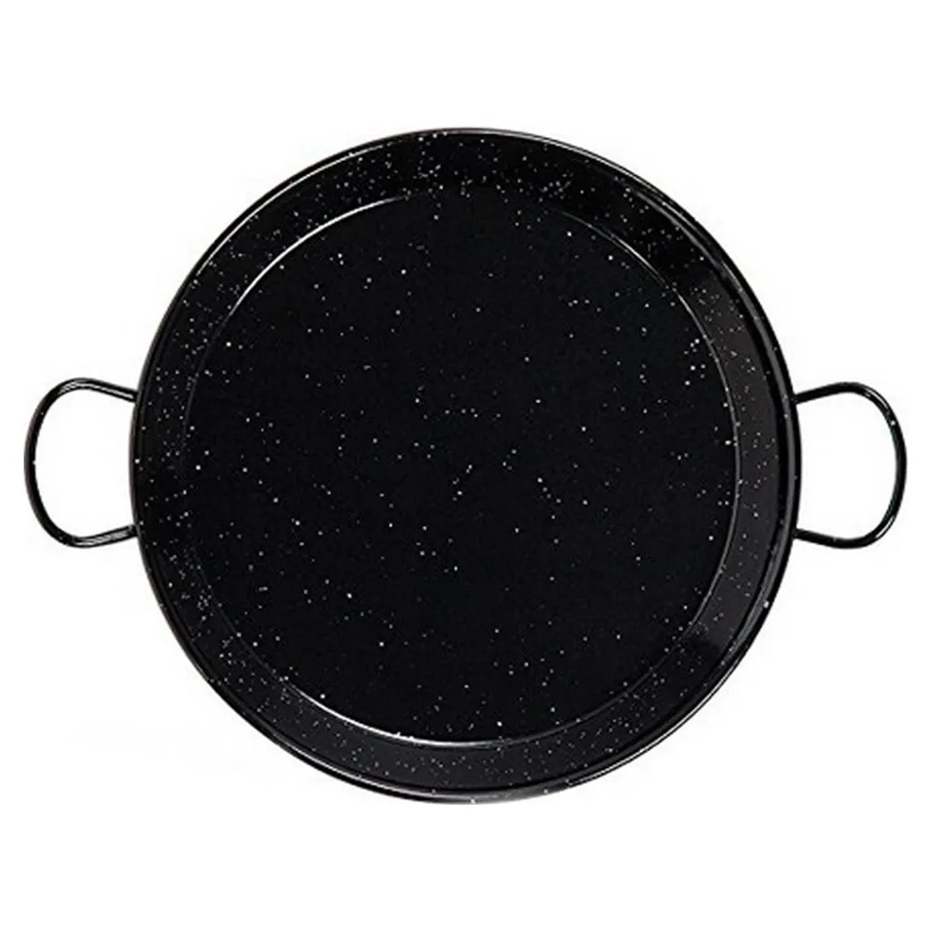 Enamelled paella pan for induction and ceramic hobs, ø36cm (7 servings). vaello