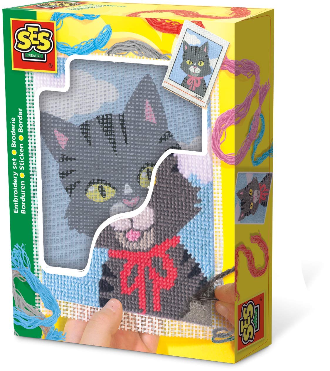 SES Creative Embroidery Kitten
