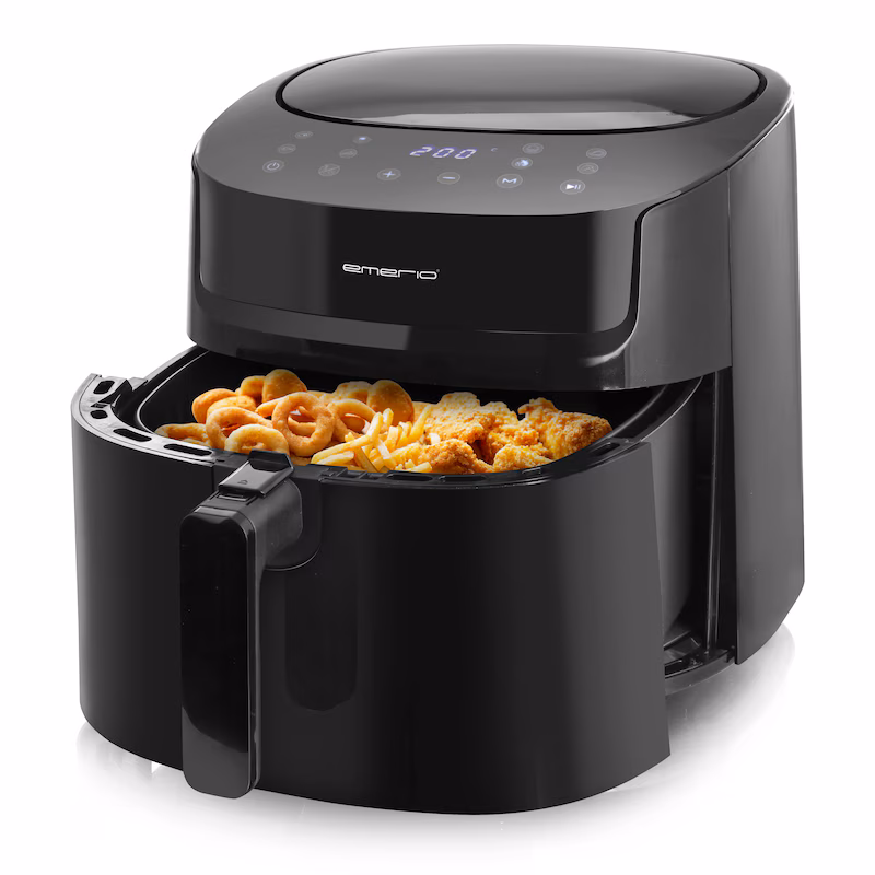 Emerio AF-129622.1 Deep Fryer Single Image 7.2 l Standalone 1800 W Hot Air Fryer Black