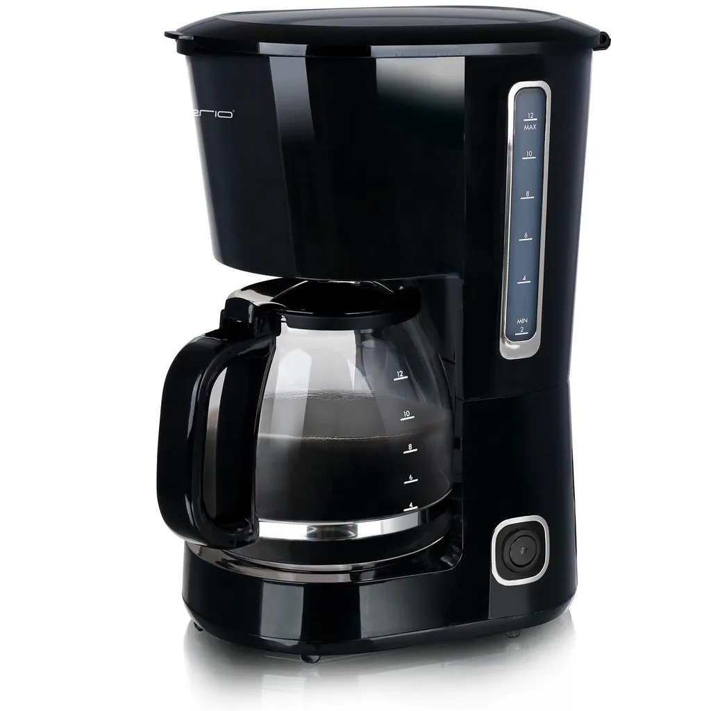 Emerio coffee machine with glass carafe – 1.5 l filter coffee – Removable filter – Drip-stop system – 750 W – CME-125129.4