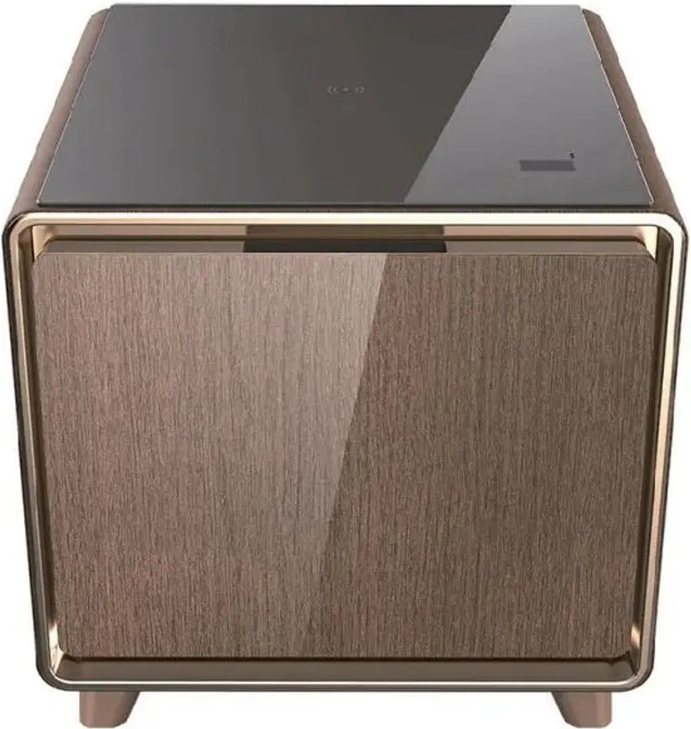 Emerio SDR-126618 Minibar Table, Brown Wood Color, Decorative, 30 Liters