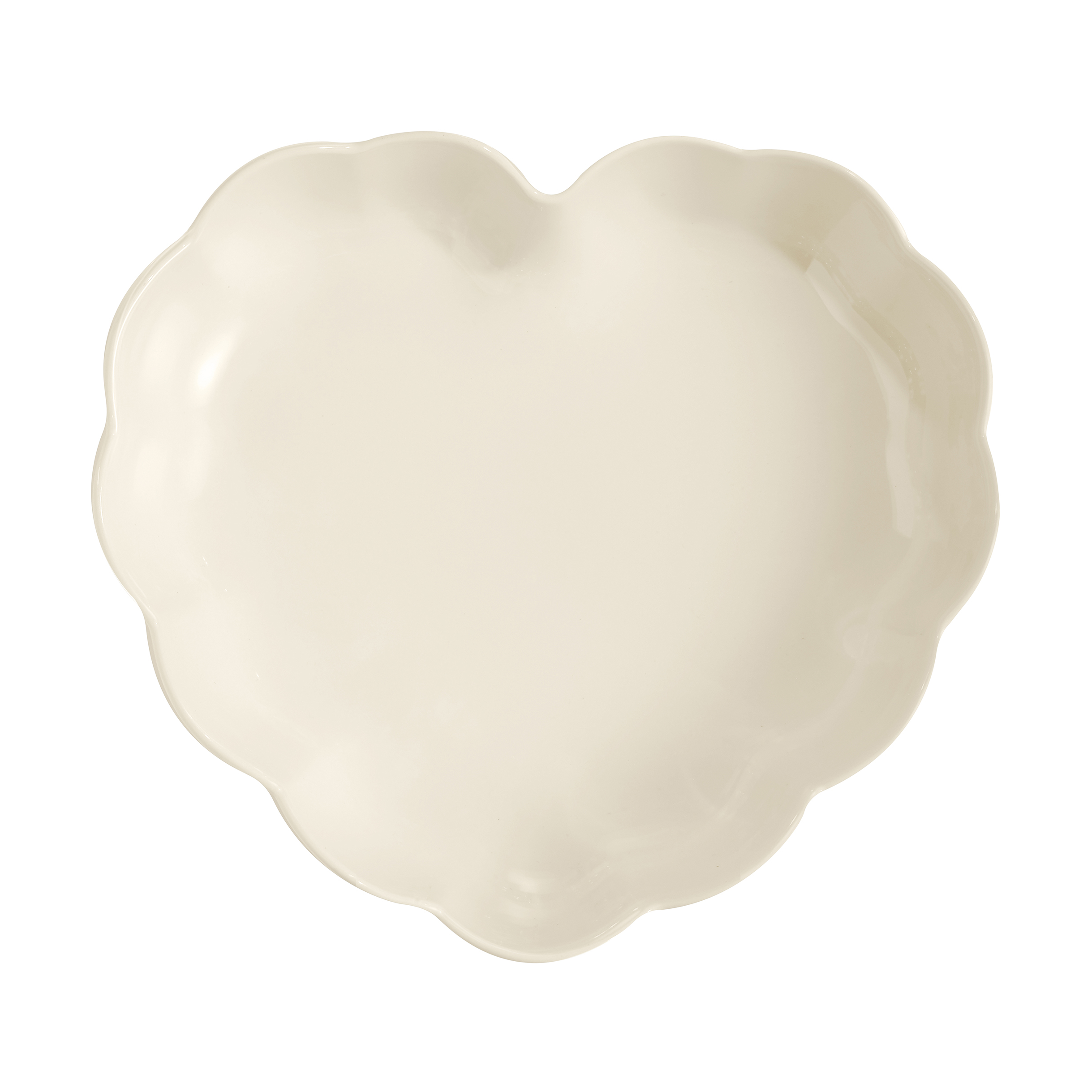Emile Henry Madeleine Heart Shape, Cream