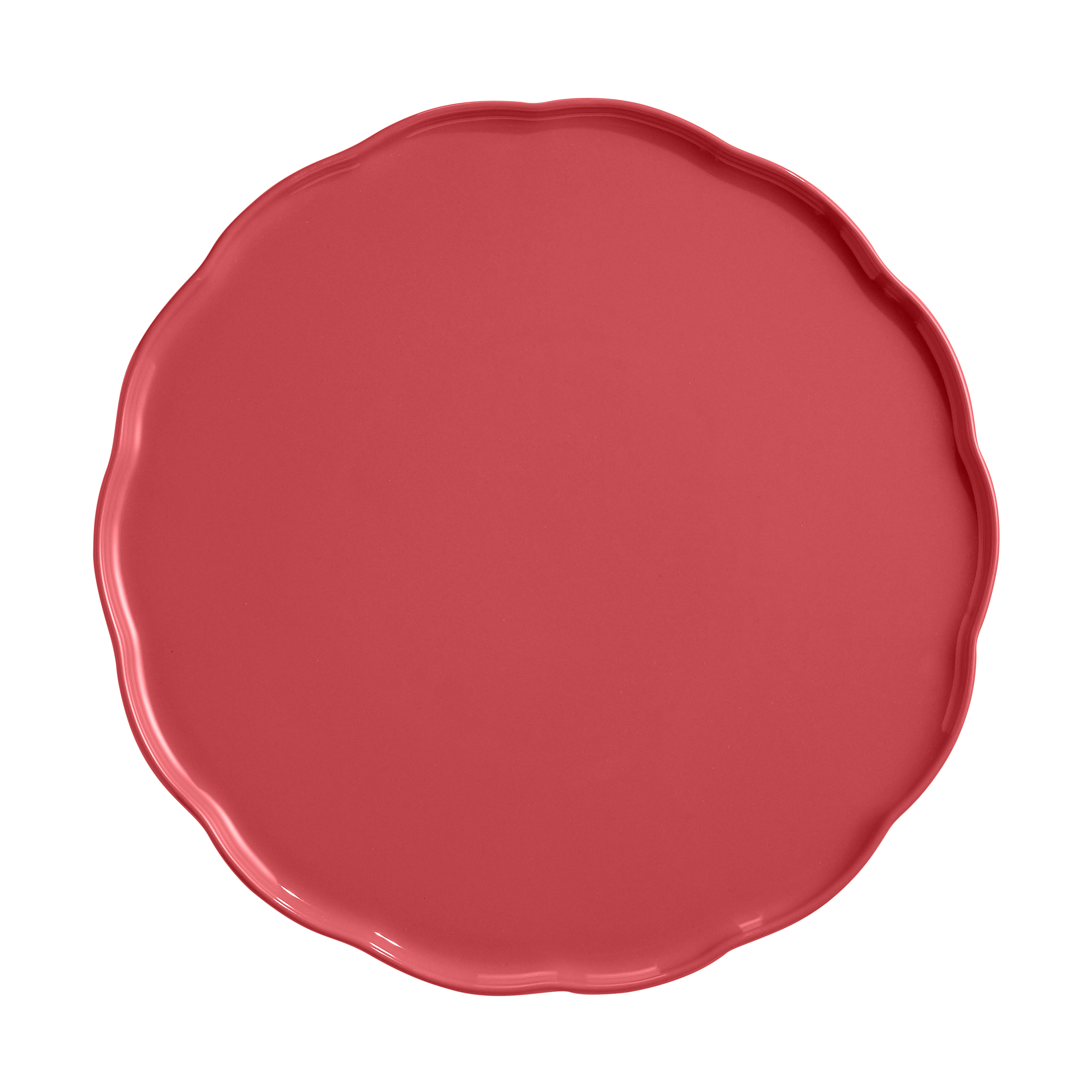 Emile Henry Madeleine Serving Plate, Bubblegum, Round