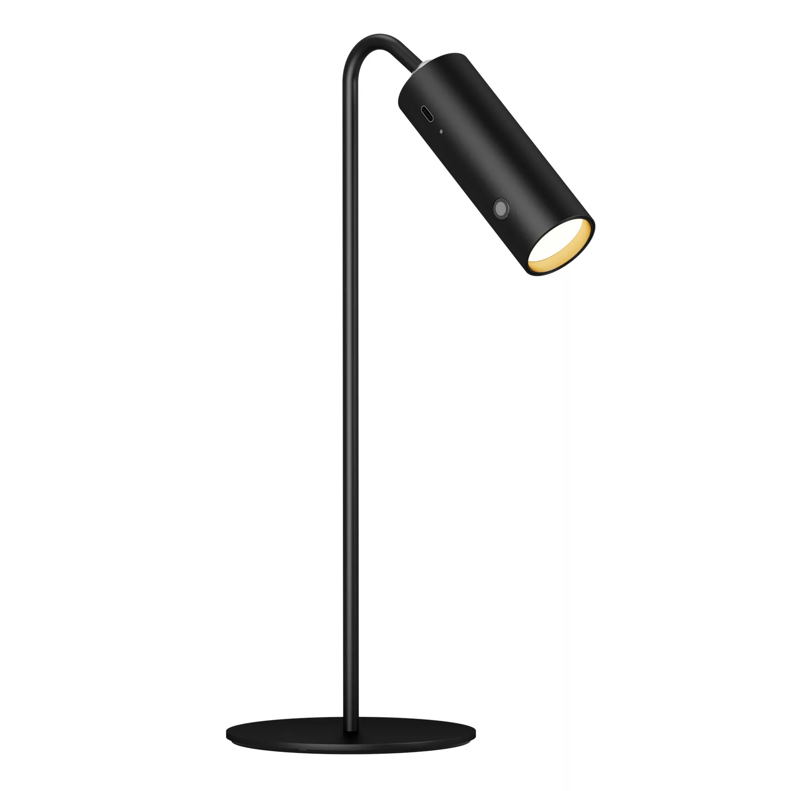EMKE LED Desk Lamp, Dimmable, Wireless, Black