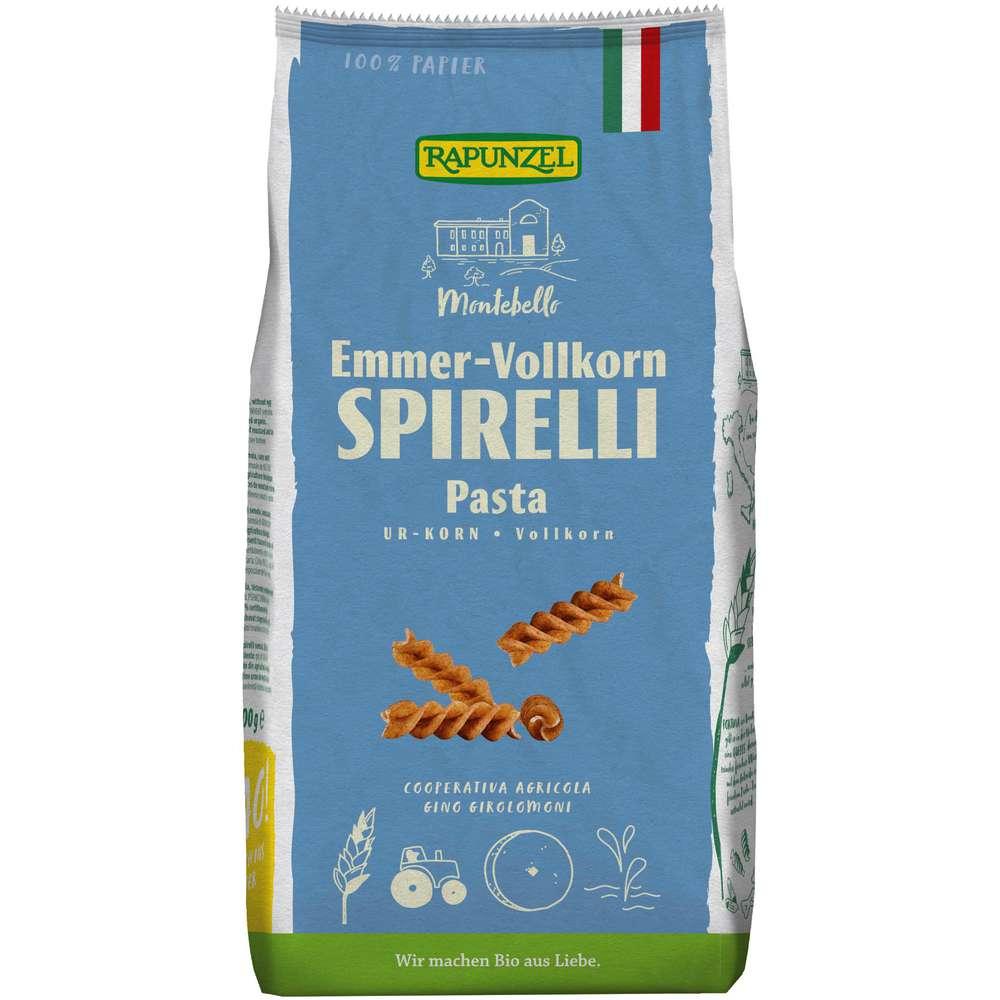 Rapunzel Emmer spirali whole grain pasta