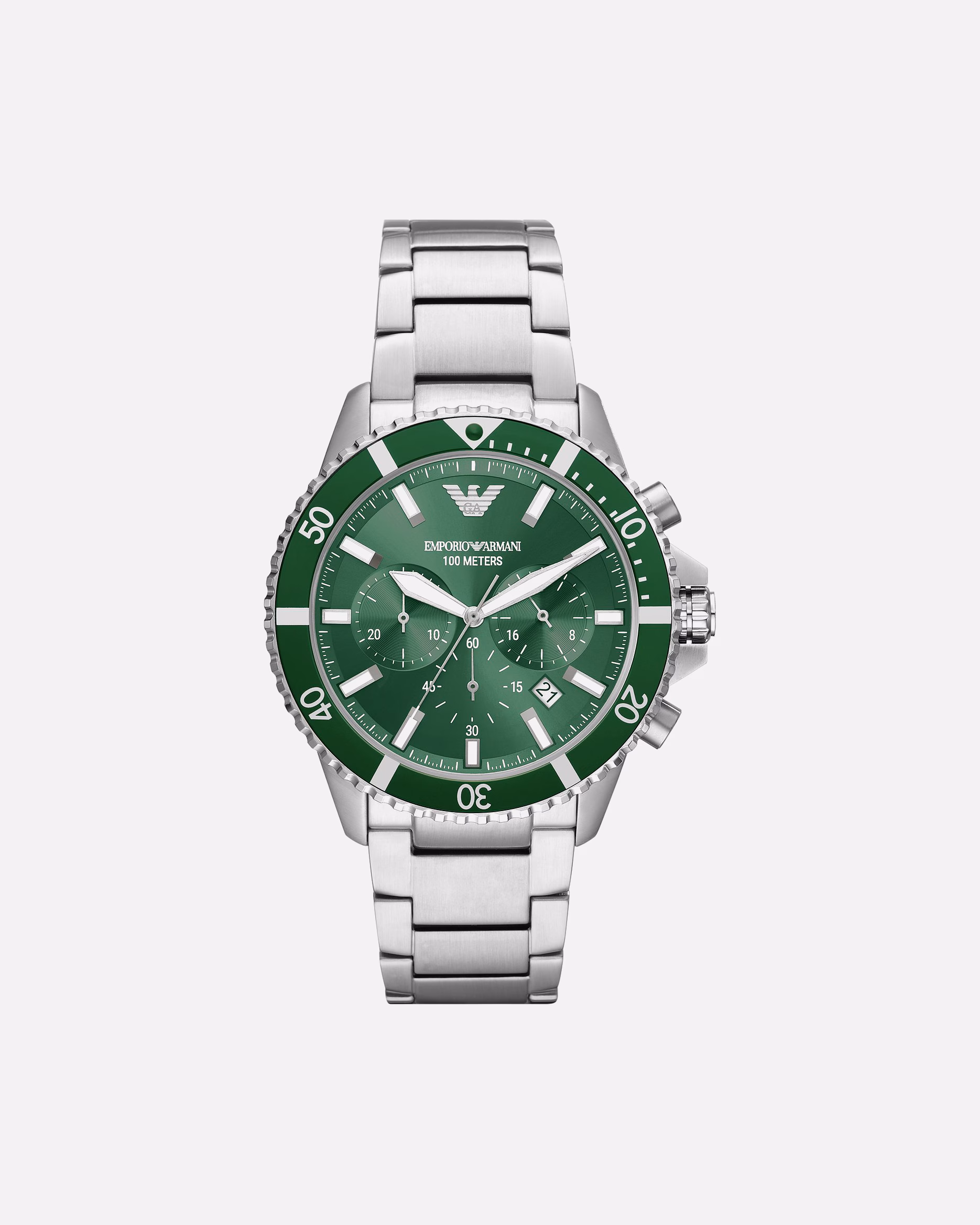 Emporio Armani watch chronograph stainless steel
