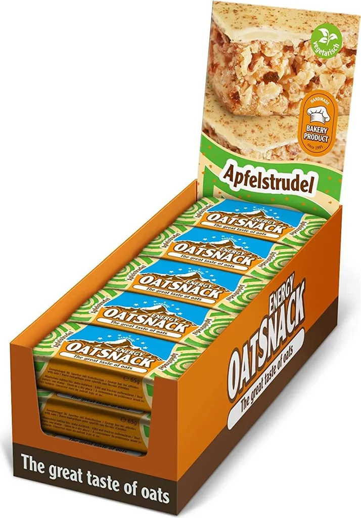 Energy OatSnack Energy OatSnack Bar (15x65g) Apple Strudel - Bar - Energy Bar