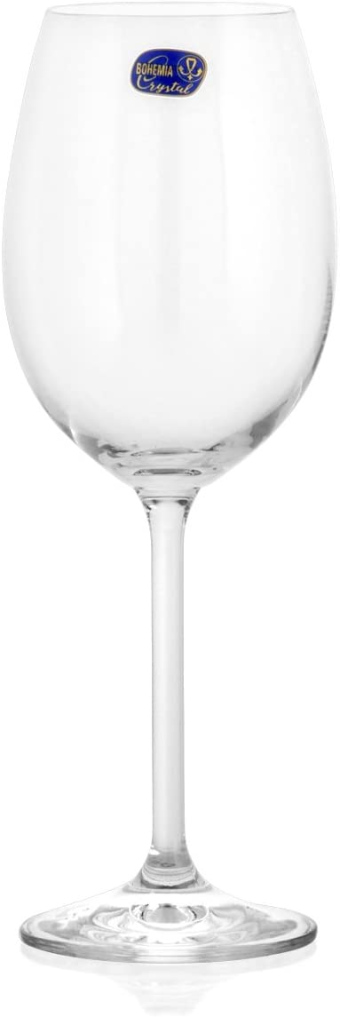 Enoteca Bohemia Crystal Wine Glasses, 6 Units