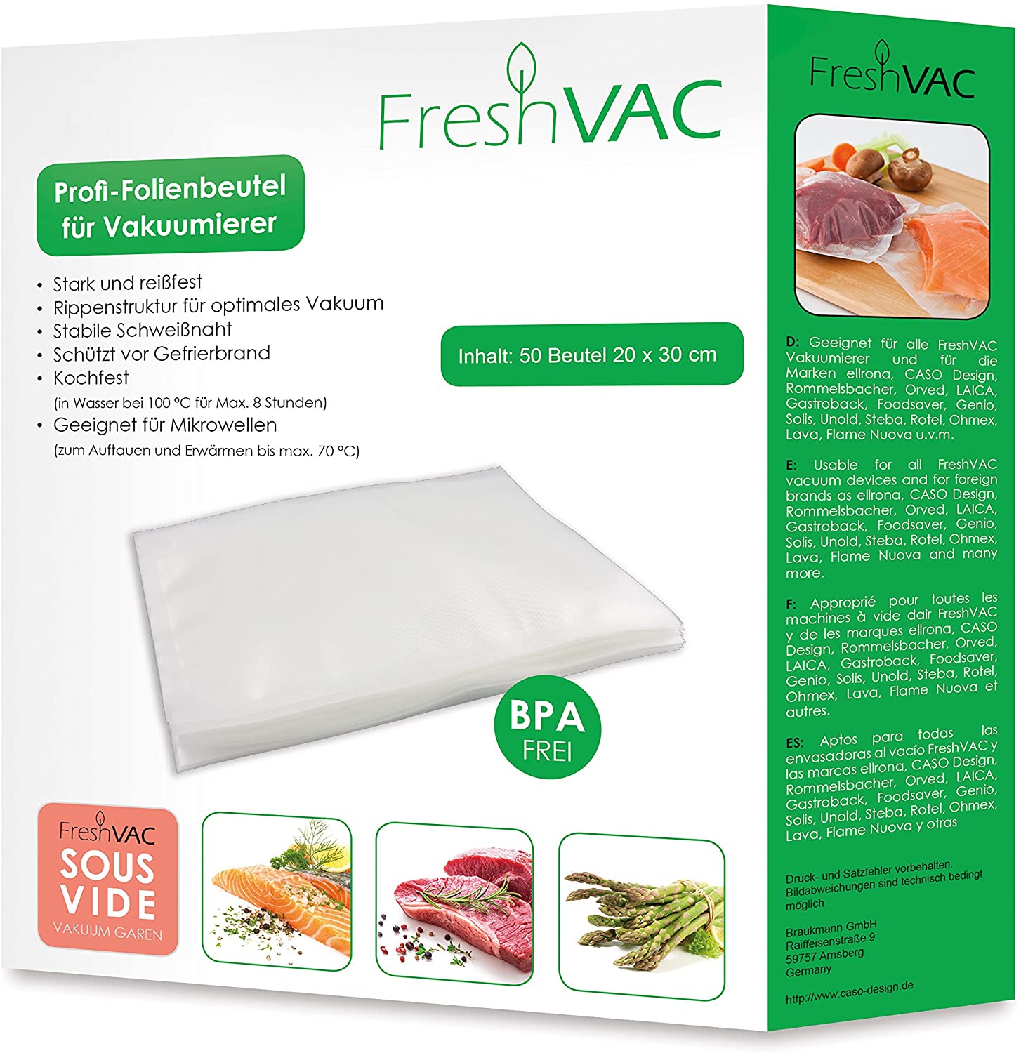 FRESHVAC 1151 Foil Bag