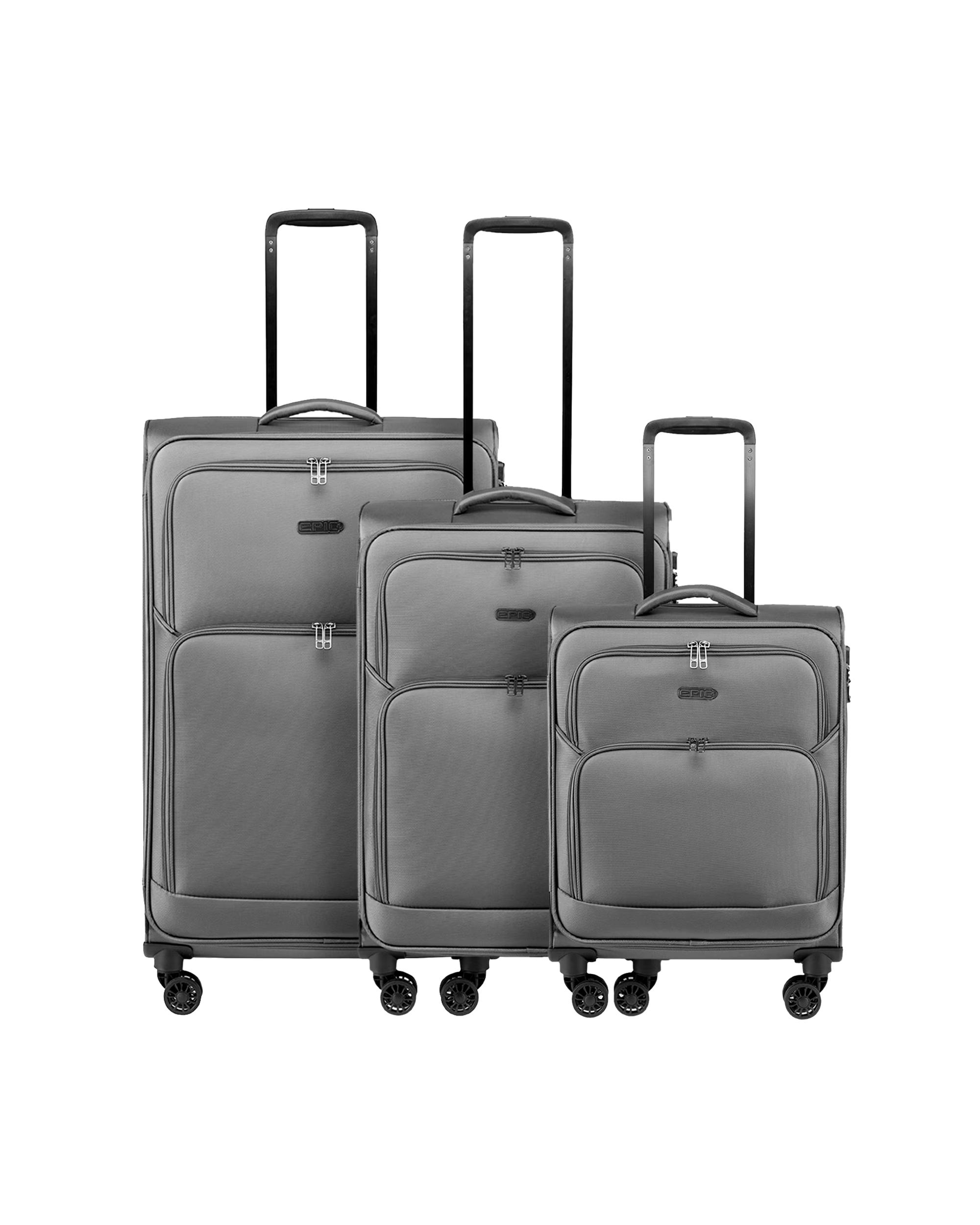 Epic suitcase Dynamo 4 wheels suitcase set 3 pieces Dynamo 4 Rollen Kofferset 3-teilig