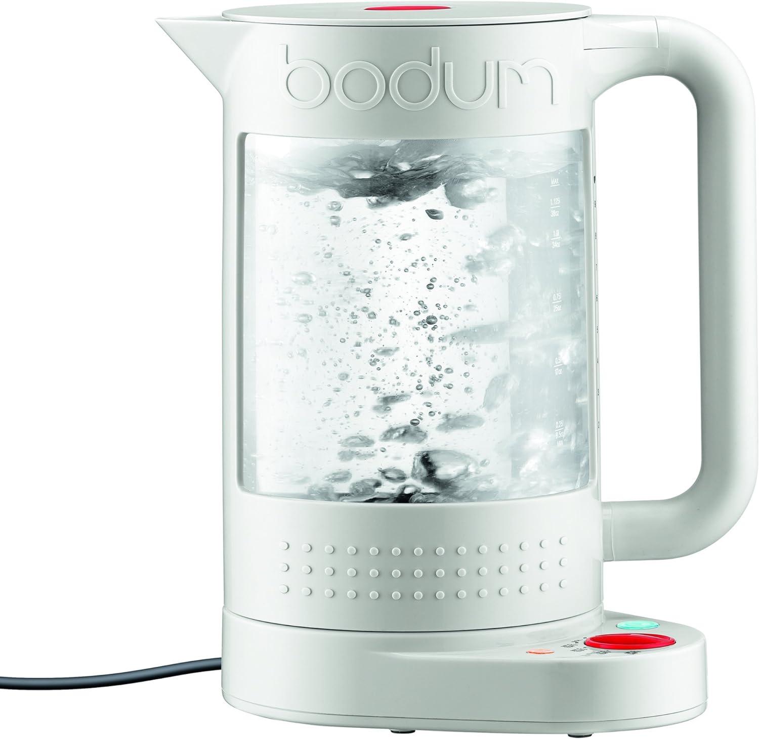 Bodum Bistro 11659-913euro Electric Cooker, Double-Walled with Temperature Control, Plastic, 19.5 x 23 x 26.5 cm, White