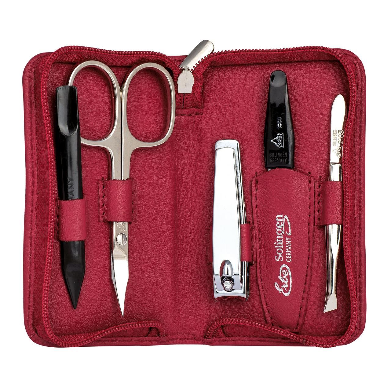 Heritage, Lollipop zipper case, nickel-plated 5 St