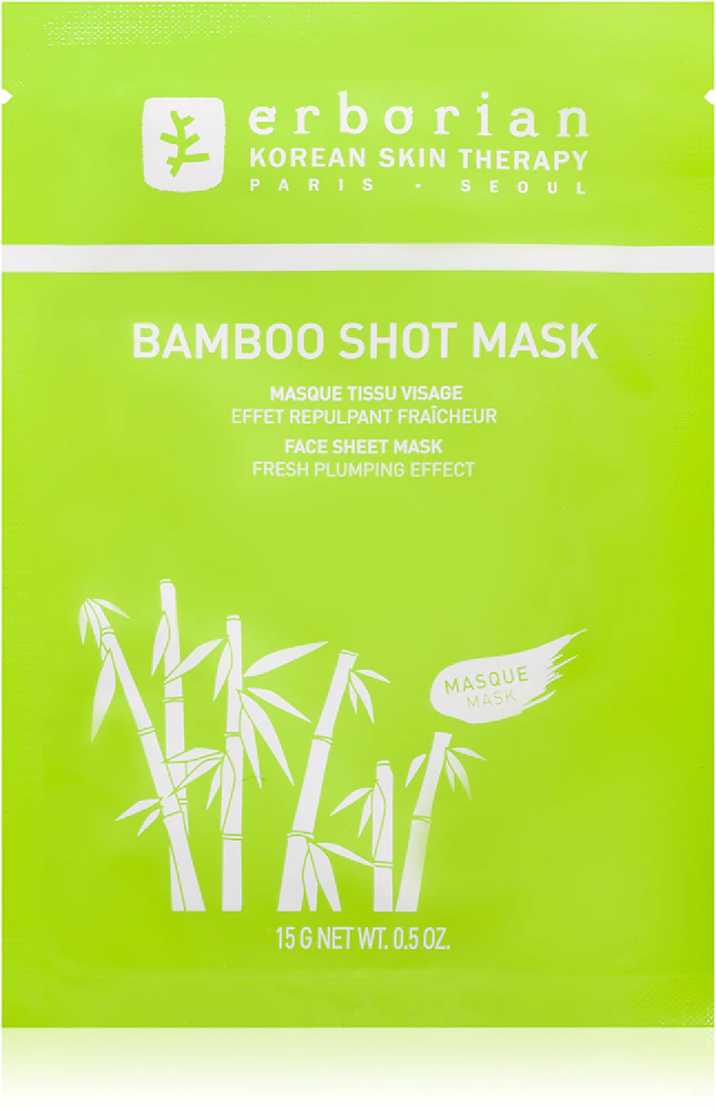Erborian Bamboo Nourishing sheet mask with moisturizing effect