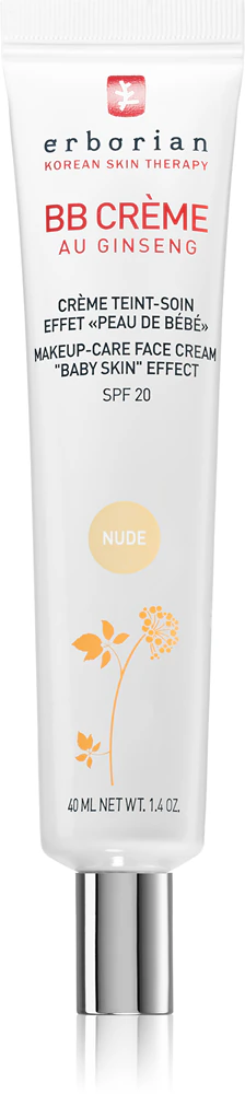 Erborian BB Cream tint cream for the perfect look with SPF 20 bulk pack Farbton Nude 40 ml