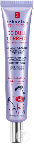 Erborian Cc Dull Correct Face Cream With Centella Asiatica Tube 45ml