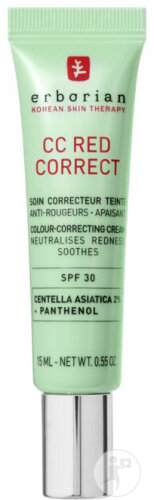 Erborian CC Red Correct Automatic Perfector Soothing Effect Even Complexion 15ml