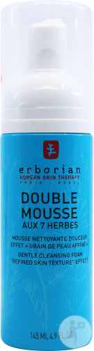 Erborian Detox Double Mousse 7-herb cleansing foam pump bottle 145ml