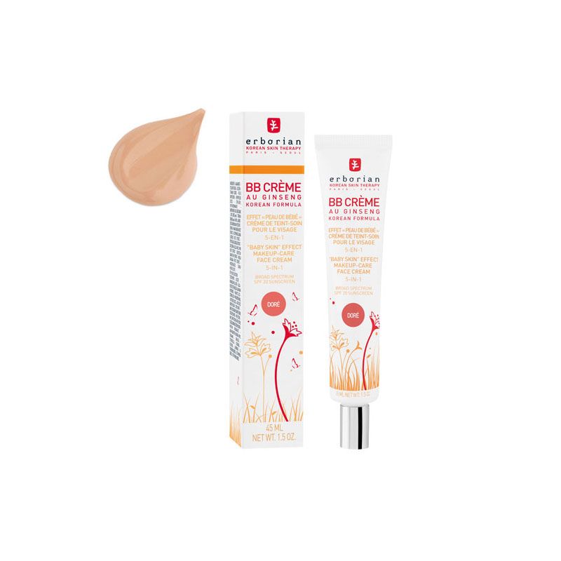 Erborian Korean Skin Therapy Paris Seoul BB Creme au Ginseng Doré SPF 20 45 ml