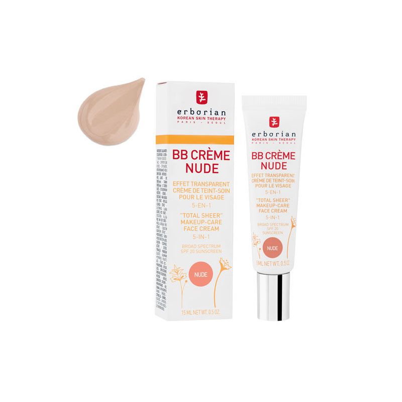 Erborian Korean Skin Therapy Paris Seoul BB Cream Nude SPF 20 15 ml