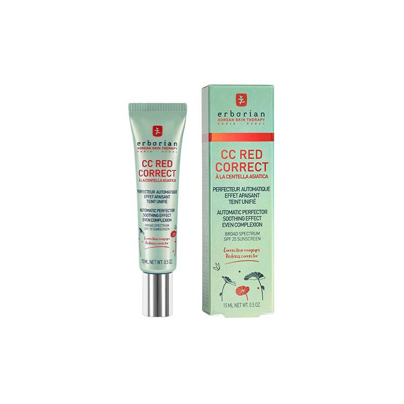 Erborian Korean Skin Therapy Paris Seoul CC Red Correct 15 ml
