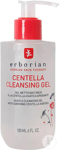 Erborian Mild Cleansing Gel With Soothing Centenella Asiatica Pump Bottle 180ml