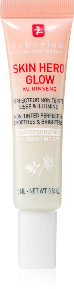 Erborian Skin Hero Glow Non-tinted Perfector light face cream for hydrated and radiant skin
