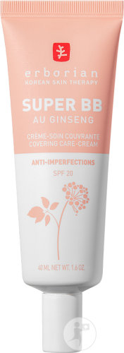 Erborian Super BB Au Ginseng Covering Anti-Blemish Cream Care SPF20 Light Tube 40ml