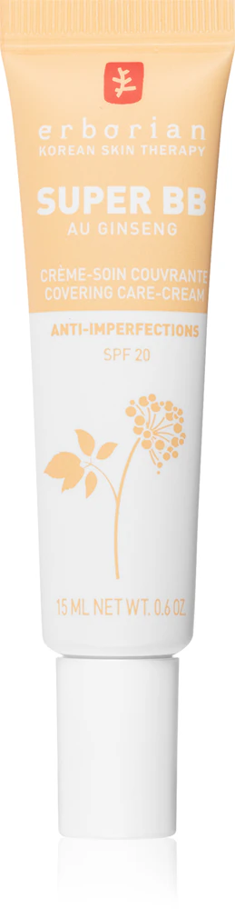 Erborian Super BB BB cream for a flawless and even appearance of the skin small pack Farbton Nude 15 ml
